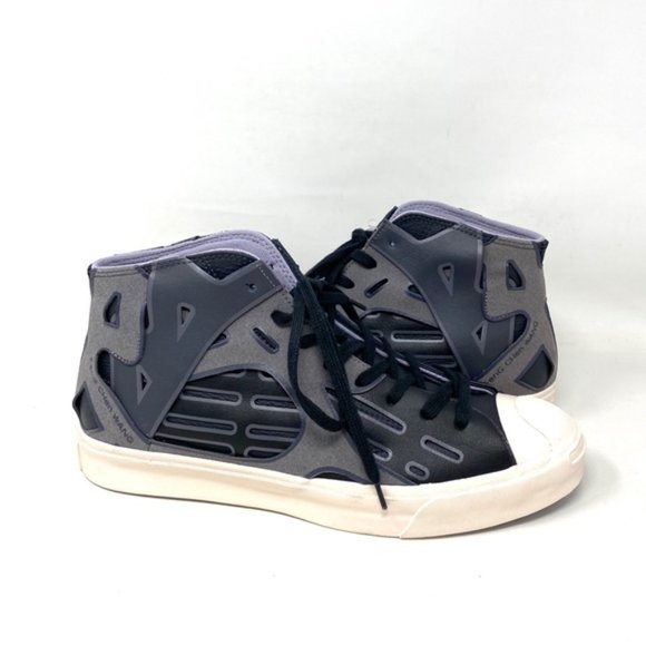 Converse Jack Purcell x Feng Chen Wang Mid Top Leather Women Sneakers 169008C - Picture 9 of 11